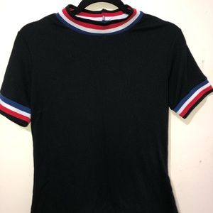 **SOLD** Ultra Flirt Vintage Black Shirt
